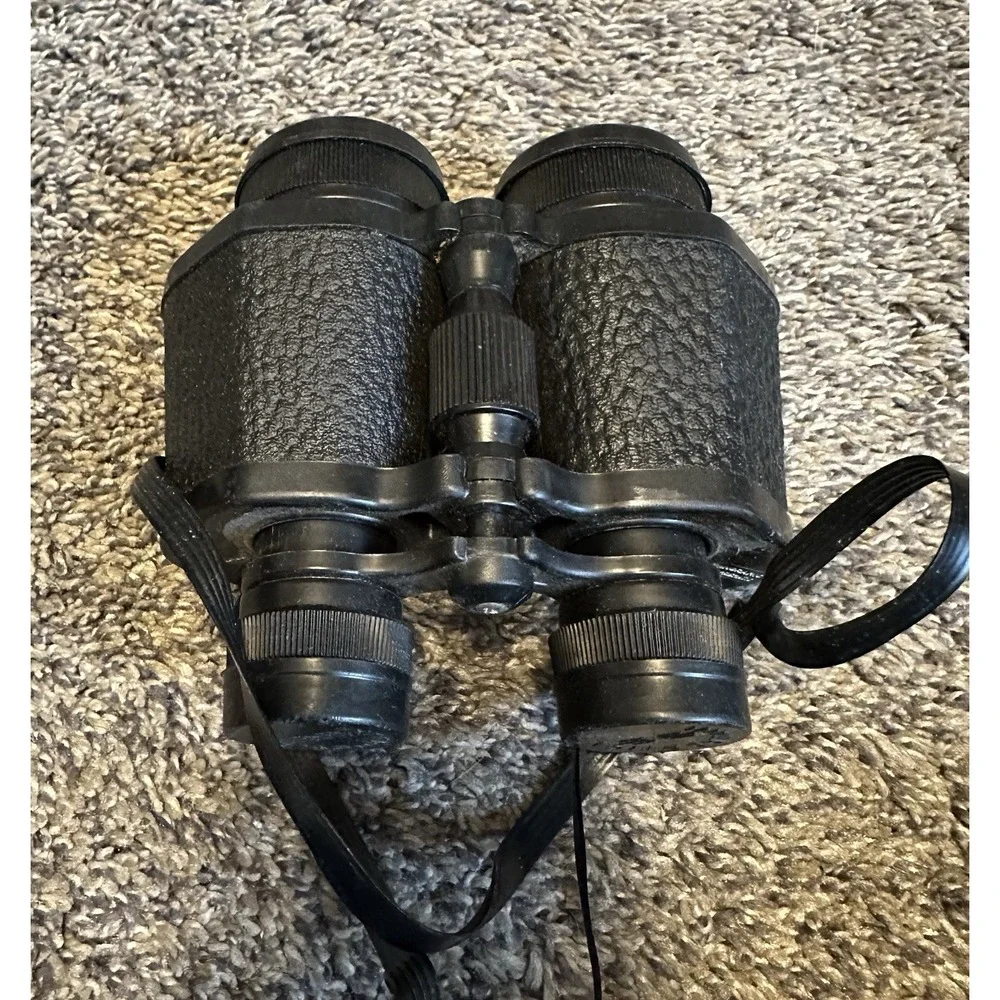 INTEROPTICA Binoculars VTG Outdoor Zoom Lens w/case Made in Italy